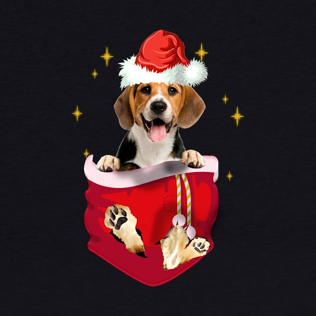 Beagle In Pocket Christmas Gift by Terryeare